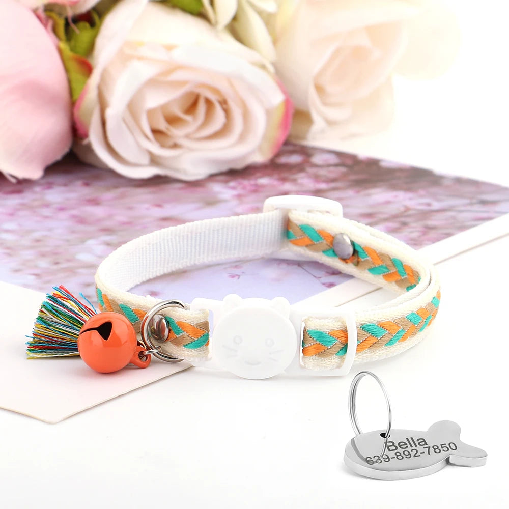 Personalized Cat Collar Breakaway