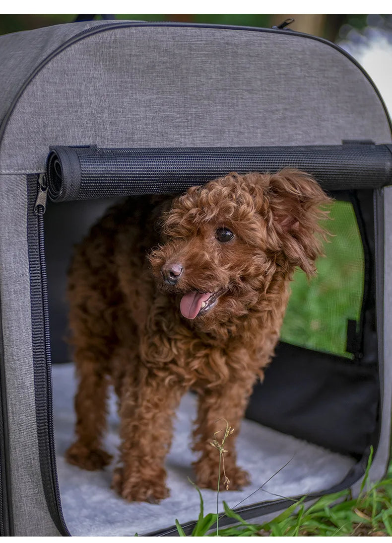 Winter Warm Pet Tent - Foldable Dog House & Cat Carrier Bed - Deribla Store