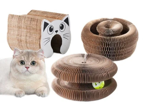 Magic Organ Cat Scratcher - Interactive Accordion Toy & Eco-Friendly Cardboard - Deribla Store