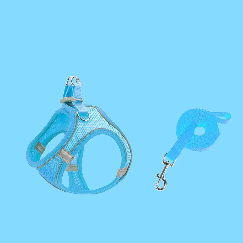 Escape-Proof Cat Harness - Adjustable Breathable Vest with Leash for Kittens - Deribla Store