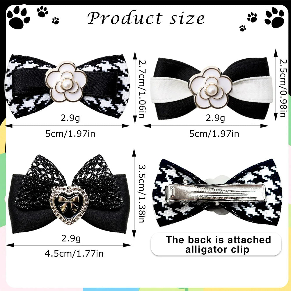 Dog Hair Bows 10PCS 