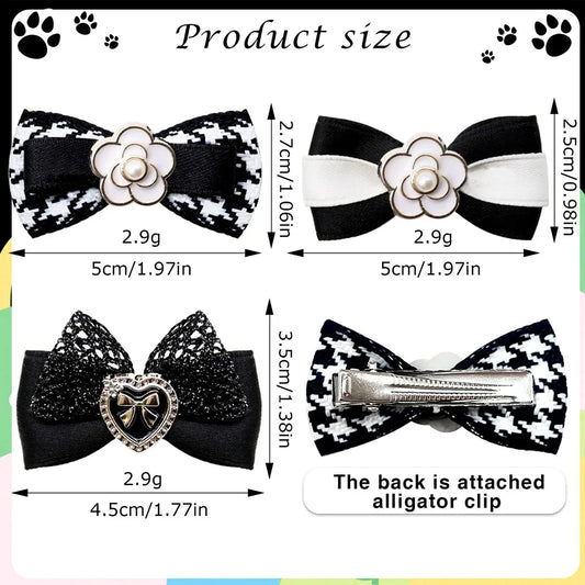 Dog Hair Bows 10PCS 
