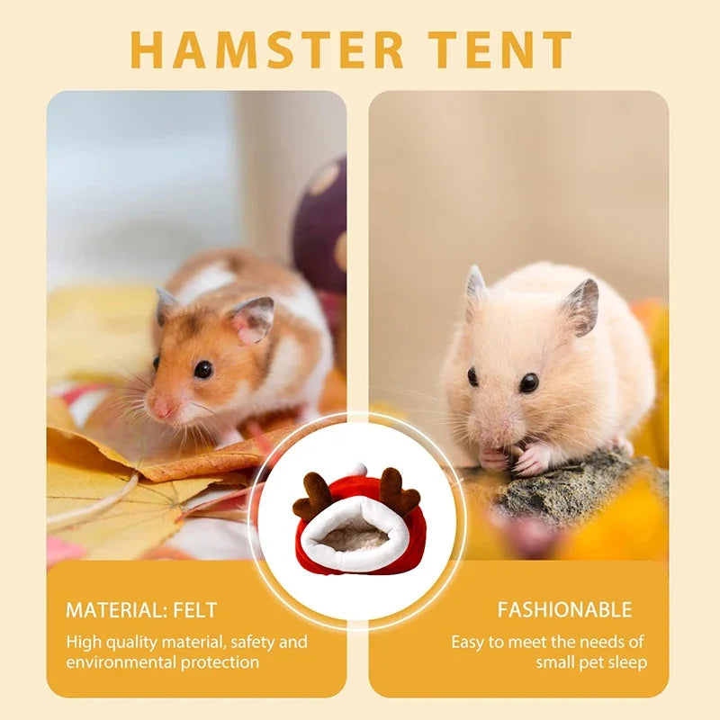 Hamster Cotton Nest - Warm Winter Sleeping Bag for Small Pets - Deribla Store
