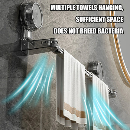 Retractable Suction Cup Towel Bar