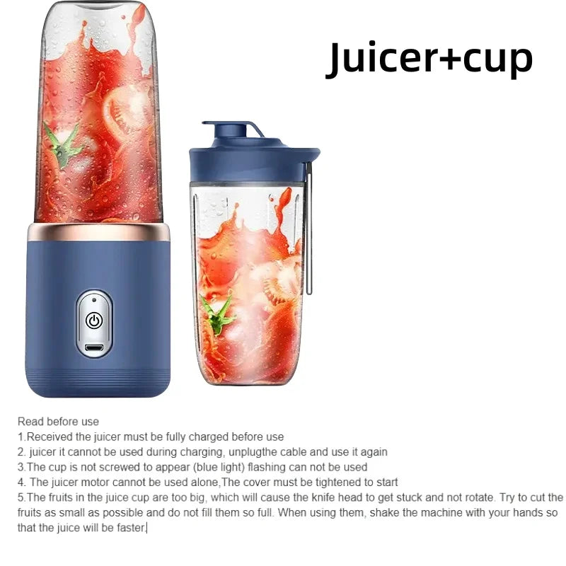 Portable Blender 300ml USB Rechargeable