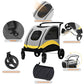 Premium Dog Stroller Pram 4 Wheel Foldable Cart Travel Walk Pet Jogger Wagon for Small Medium Large Dogs - Deribla Store