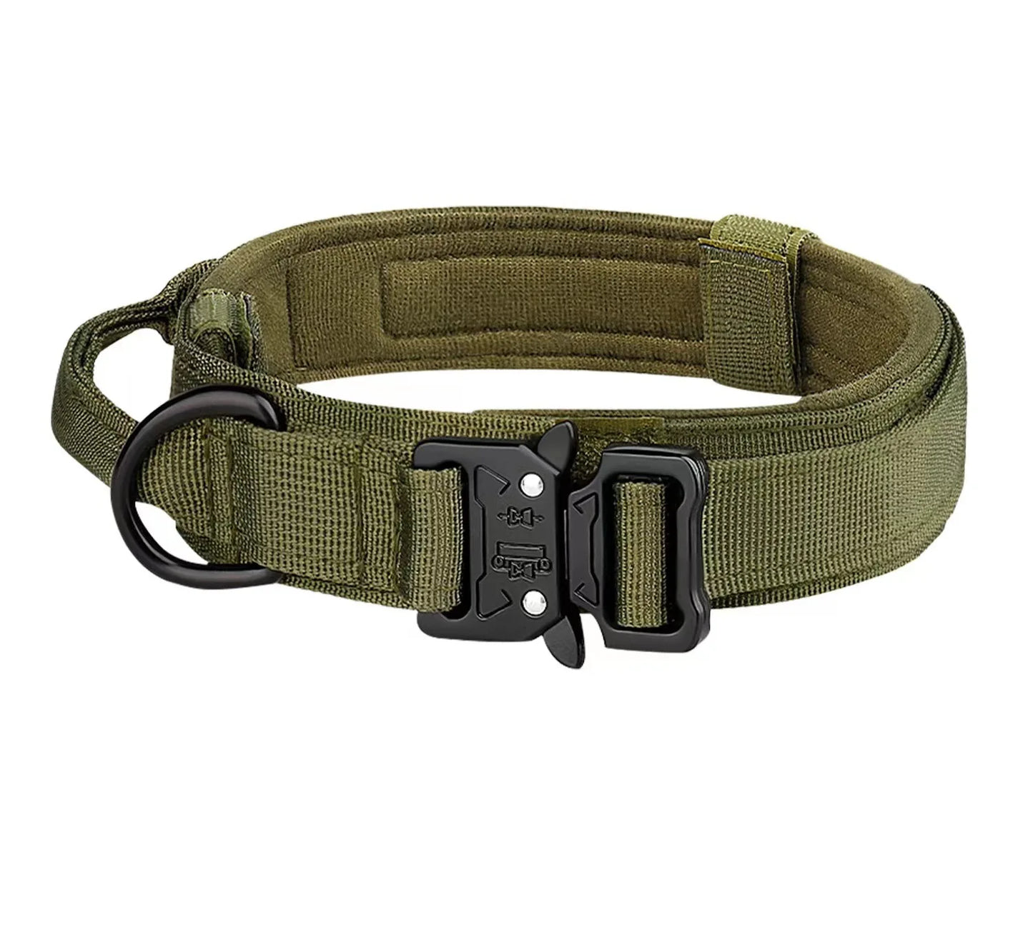 Tactical Dog Collar with Handle - Heavy-Duty Quick-Release Military Collar for Large Dogs - Deribla Store