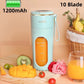 Rechargeable Portable Juicer - 14-Blade Fast Mixing Blender with 2400mAh Battery (400ml) - Deribla Store