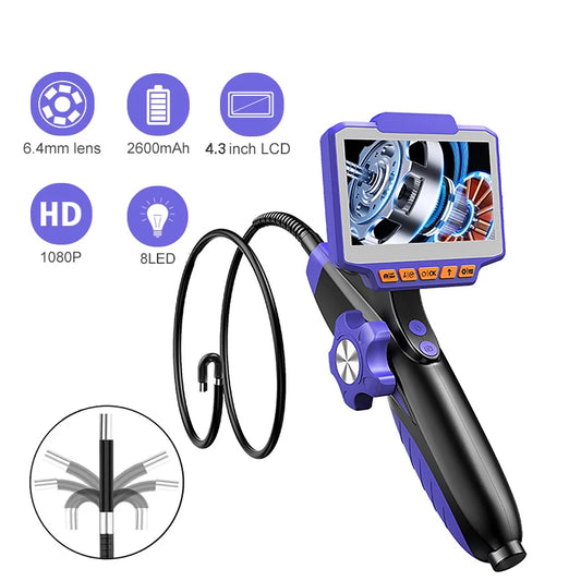 Endoscope Articulé 360° HD 1080P - 4.3" Display Borescope