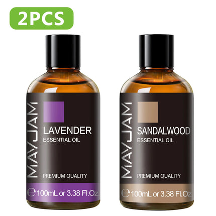 Pure Plant Essential Oil - 100ml Aromatherapy 53 Scents