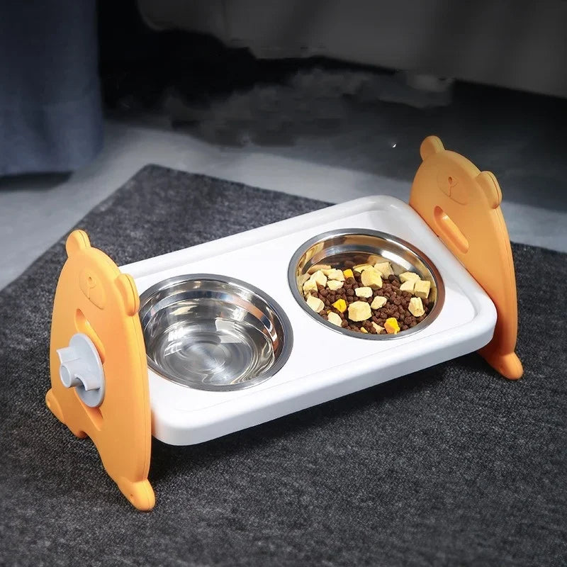 Elevated Tilted Pet Bowl