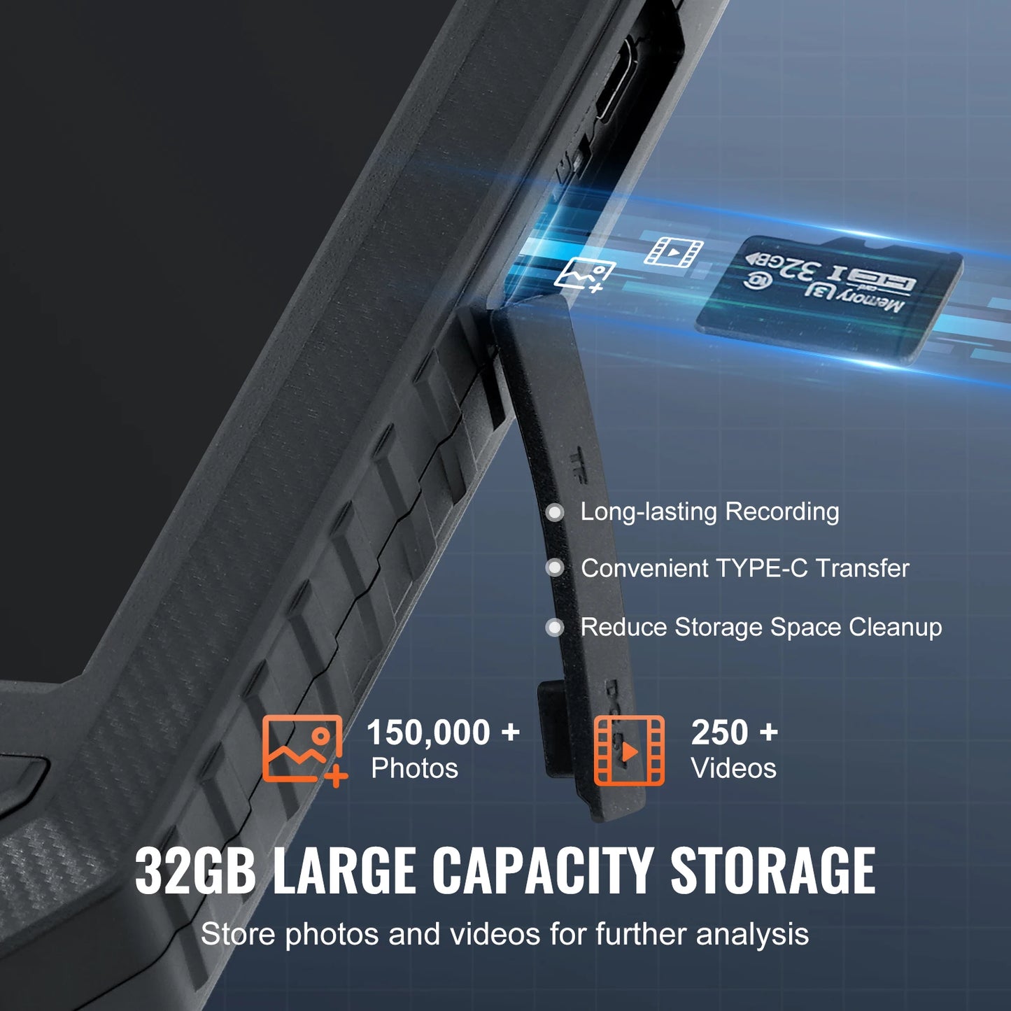 SucceBuyEndoscope Camera Dual Lens Borescope 5"Screen1080P Inspection Camera with LED Lights Waterproof Camera for Auto Plumbing