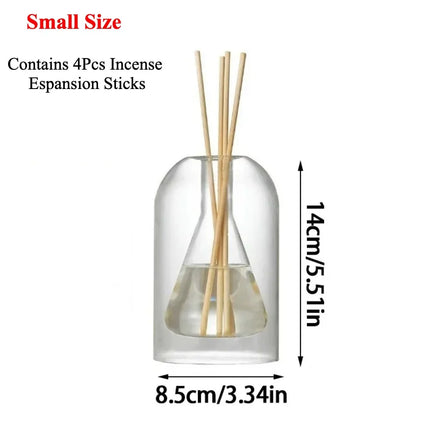 Reed Diffuser Bottle - Glass Aromatherapy Set 130/200ml