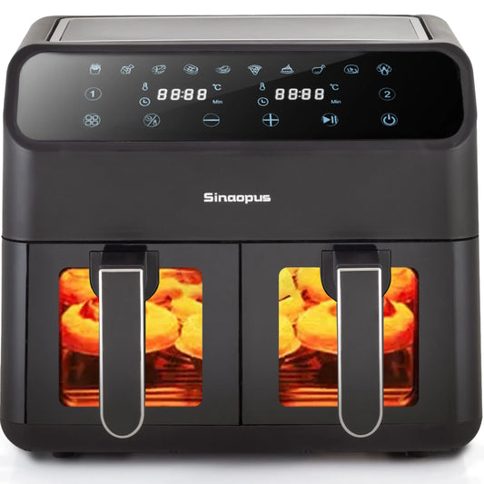 Air Fryer 10L Dual Zone - Double Basket Touchscreen 10-in-1 - Deribla Store