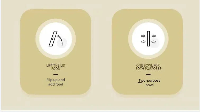 Automatic Pet Feeder Water Dispenser - 2-in-1 Bowl Set - Deribla Store