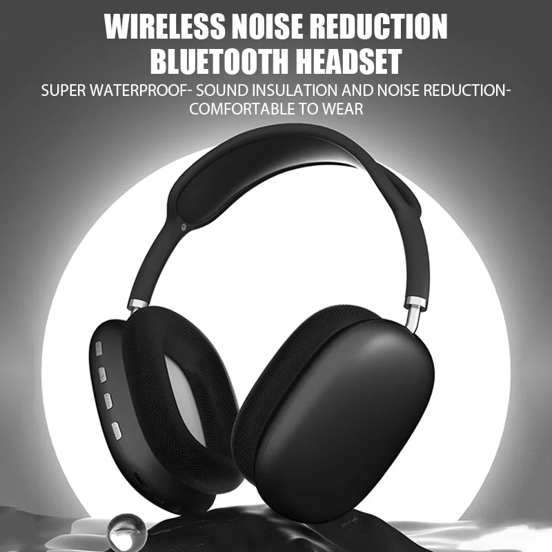 New P9 Wireless Bluetooth Headphones Noise Cancelling with Microphone