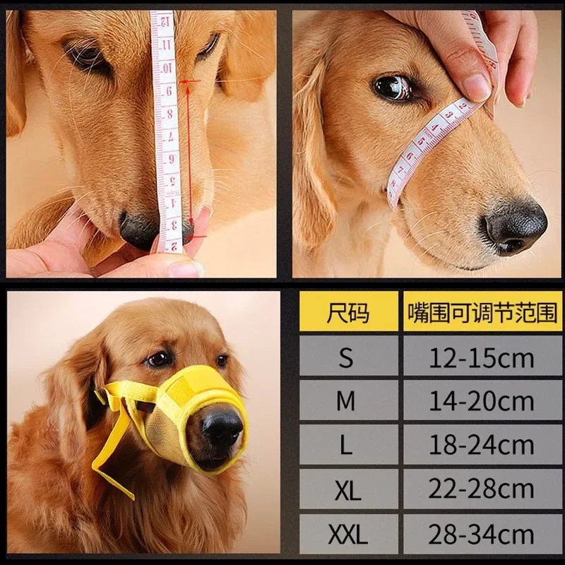 Breathable Mesh Dog Muzzle