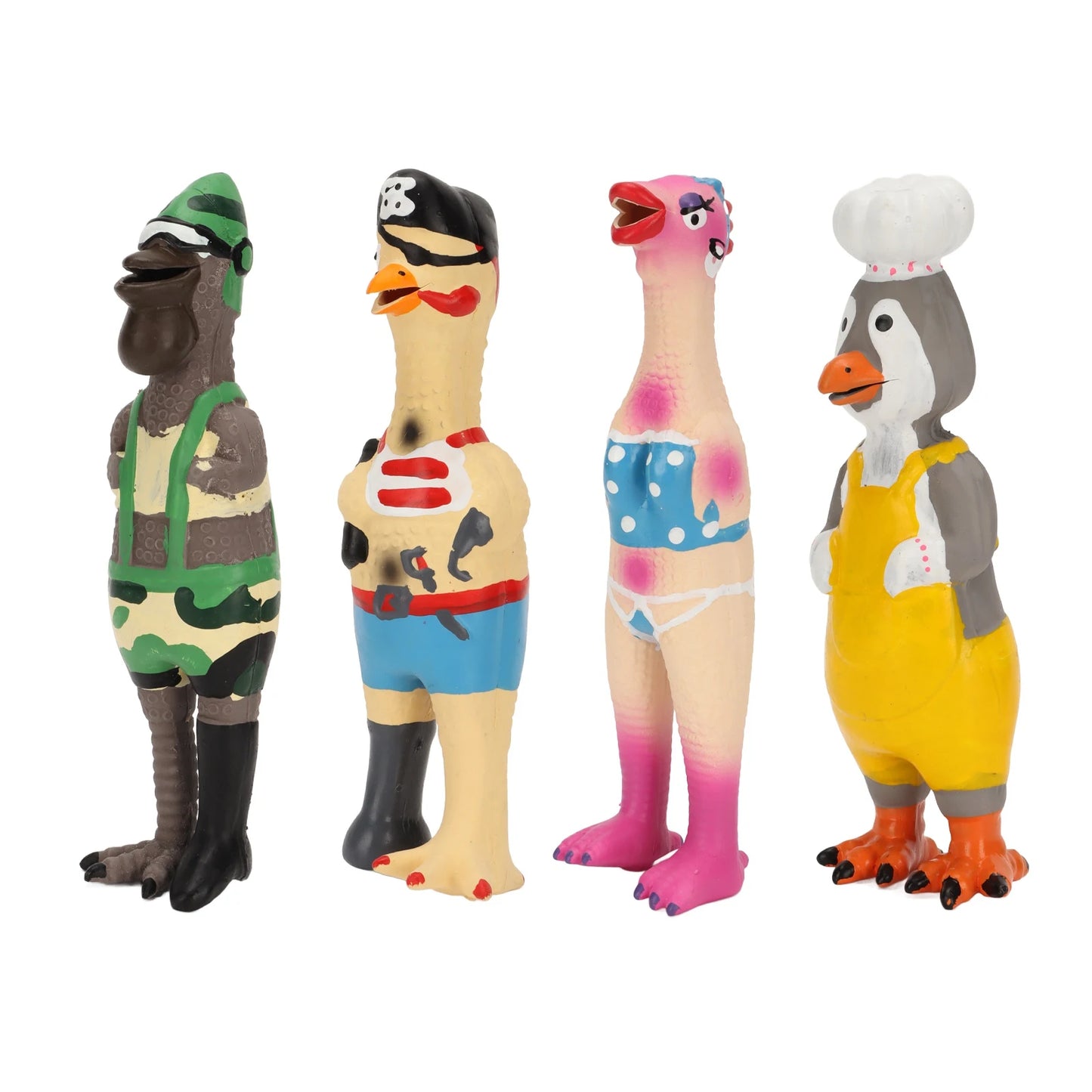 Screaming Chicken Dog Toy - Durable Squeaky Rubber Toy for Dogs - Deribla Store