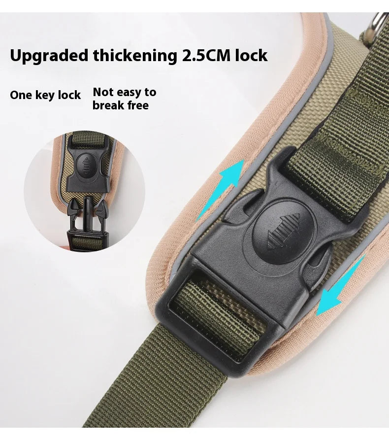 Anti-Pull Reflective Dog Harness - Multi-Point Adjustable No-Pull Vest - Deribla Store