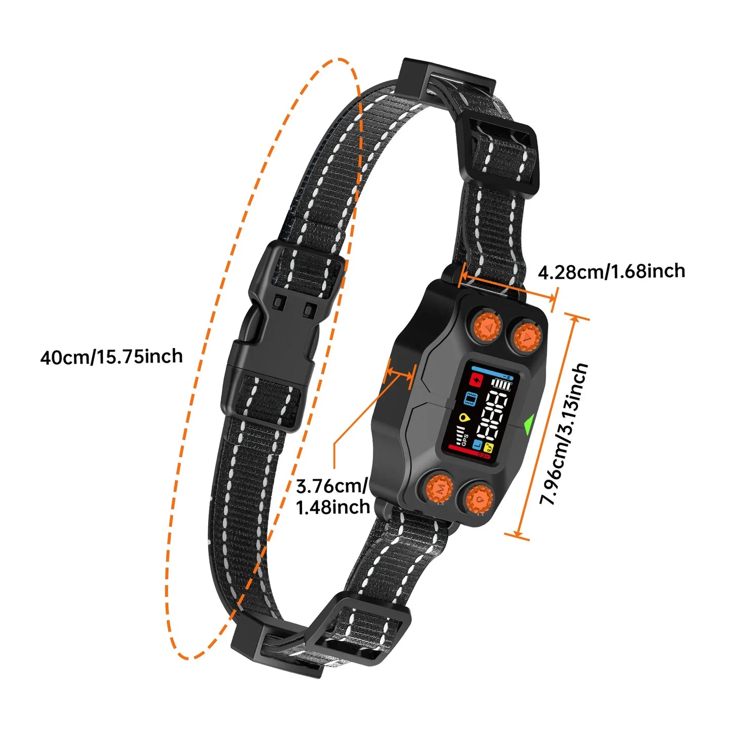 Smart GPS Wireless Dog Fence - Waterproof Electronic Training Collar with OLED Screen - Deribla Store