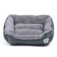 Large Square Nest Dog Bed 
