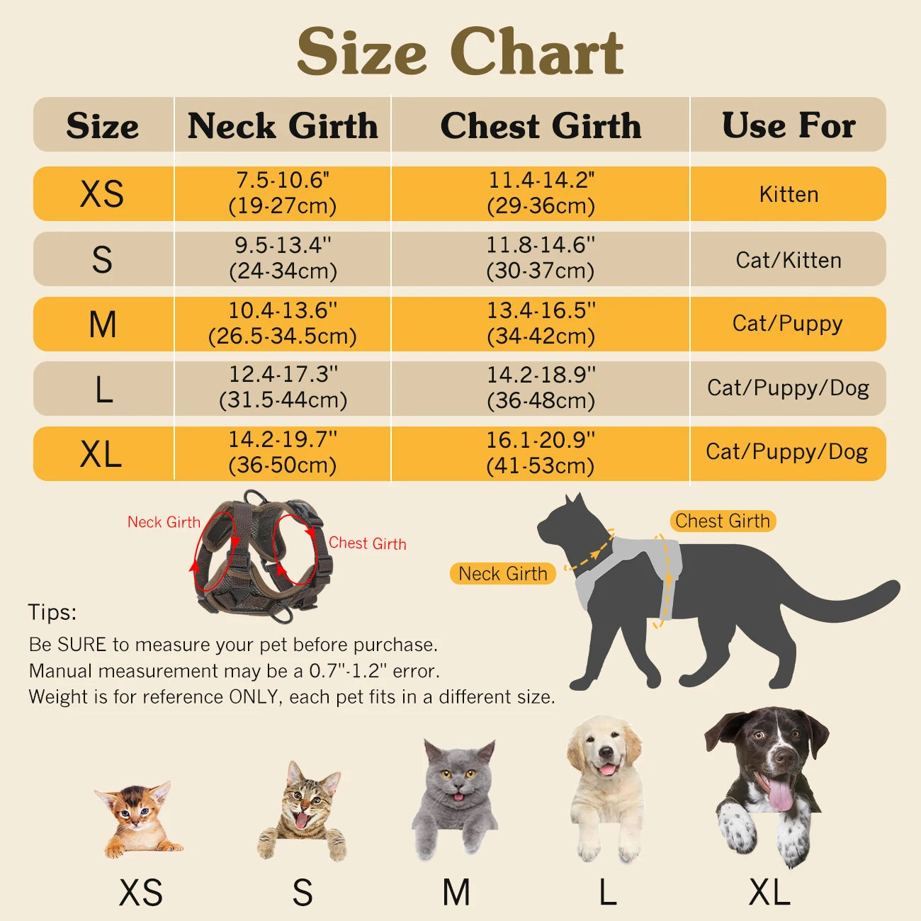 Cat Harness & Leash Set - Adjustable Reflective Vest for Walking - Deribla Store