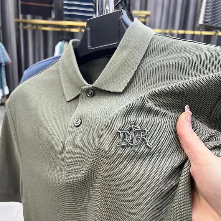 100% pure cotton high-end fashionable short sleeve summer