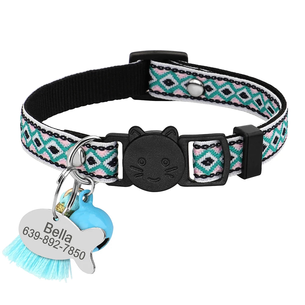 Personalized Cat Collar Breakaway