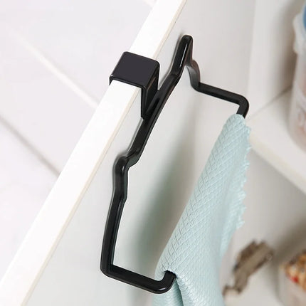 Cat-Shaped Towel Holder - No-Drill Bathroom Storage