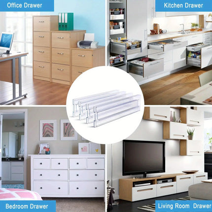 Adjustable Drawer Dividers Organizer – Expandable Kitchen & Dresser Storage