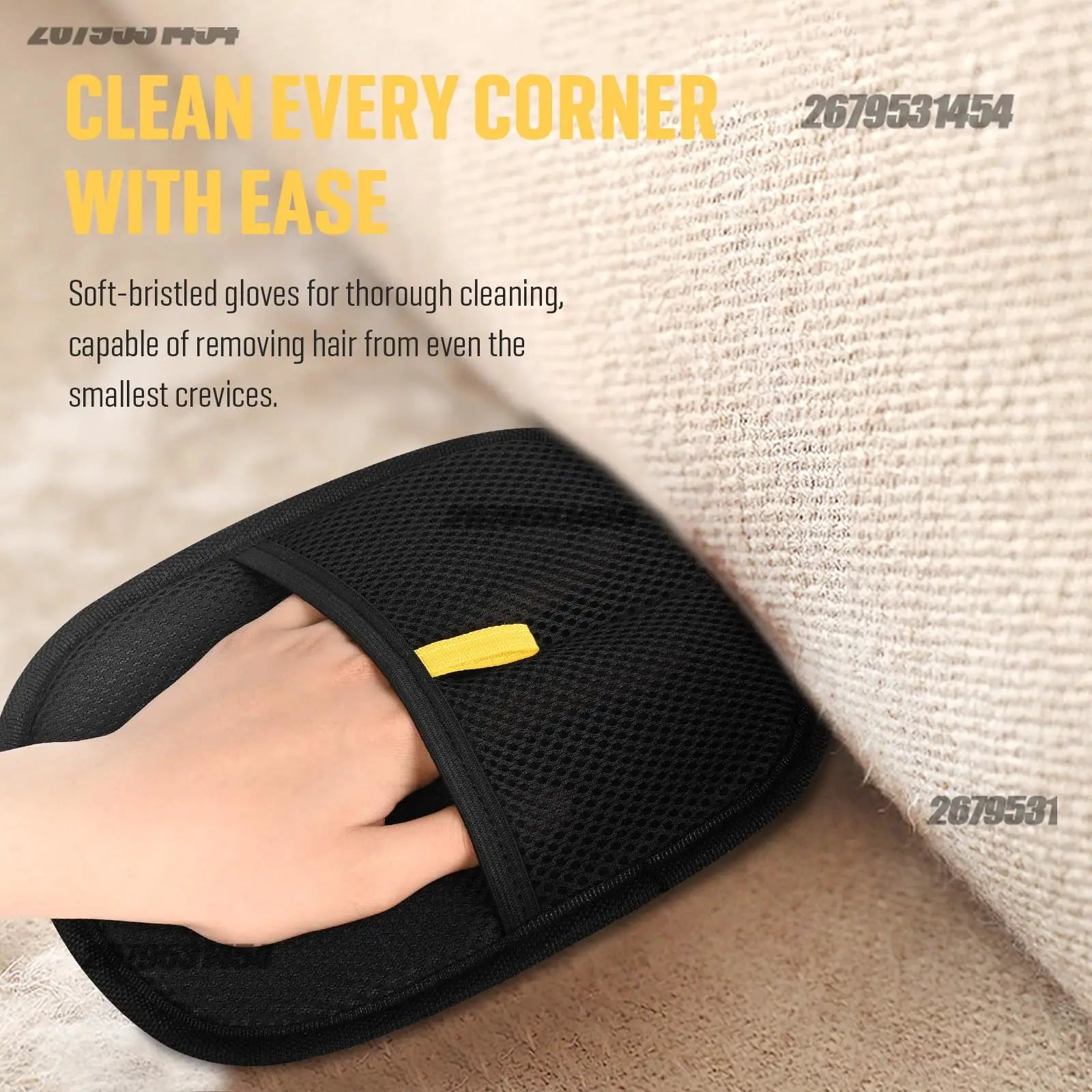 Pet Grooming Gloves - 2 Pcs Hair Remover Brush for Dogs & Cats - Deribla Store