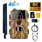 Trail Camera 60MP 8K 4G LTE - Night Vision Hunting Camera