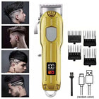 Hair Clipper & Beard Trimmer Set - Rechargeable Barber Kit