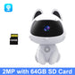 IP Camera V380 HD WiFi Indoor - Auto Tracking Baby Monitor