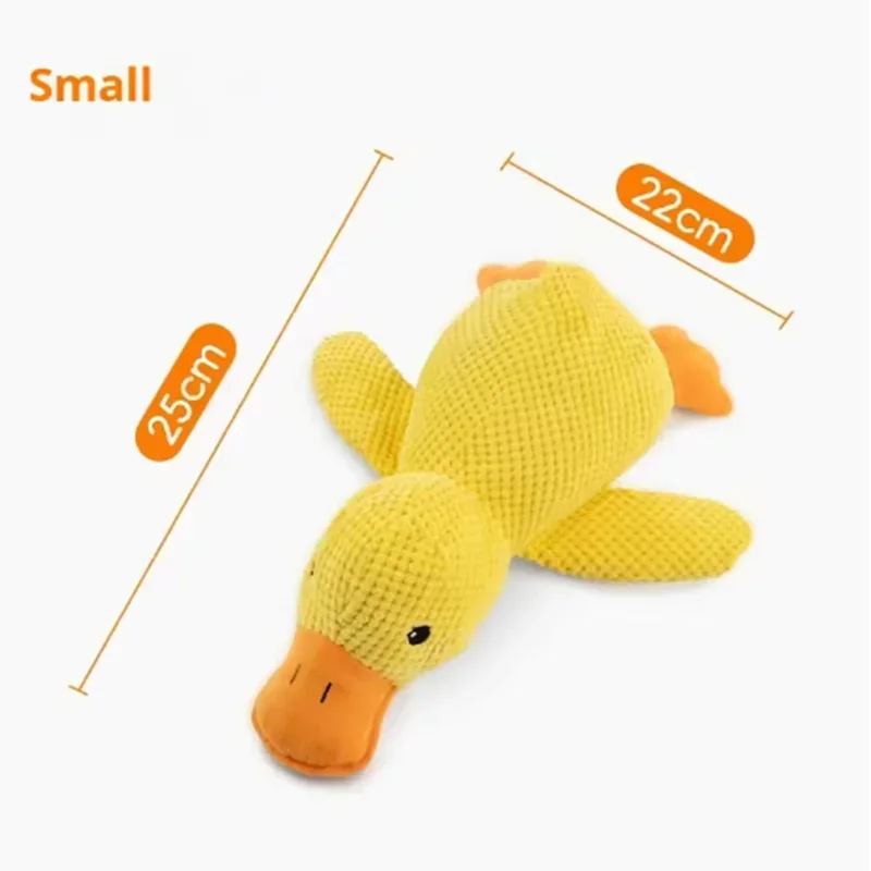 4-in-1 Stomping Duck Dog Toy - Interactive Squeaky Plush with Teeth Cleaning - Deribla Store