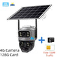 Caméra Solaire Double Lentille 4G 8MP - Dual Screen CCTV
