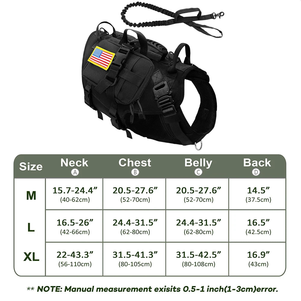 Tactical Dog Harness