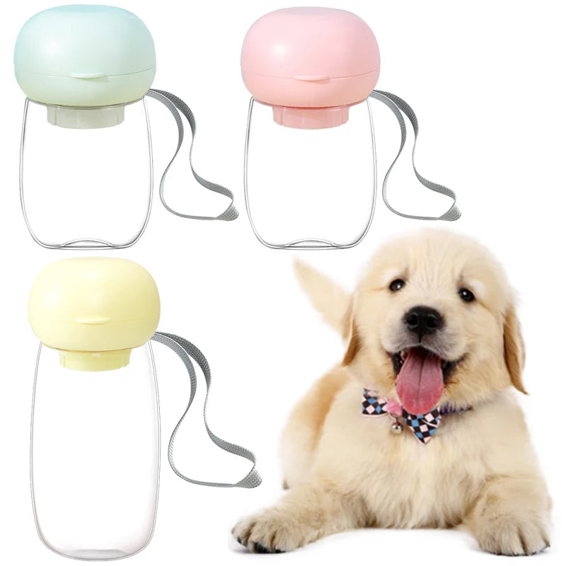 Portable Pet Water Bottle - 2-in-1 Travel Drinking Cup & Bowl for Dogs & Cats - Deribla Store