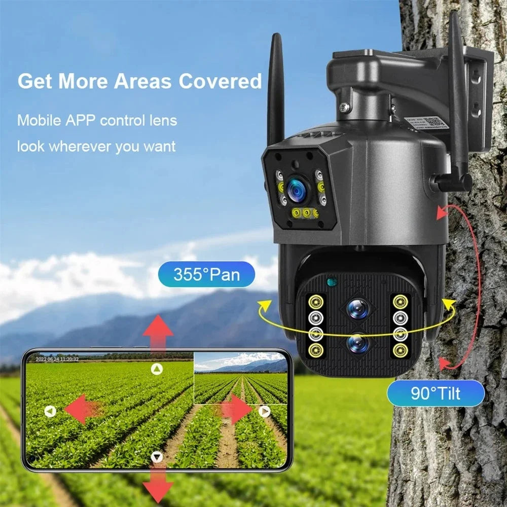 PTZ Camera 4K 8MP WiFi - 10X Optical Zoom Auto Tracking