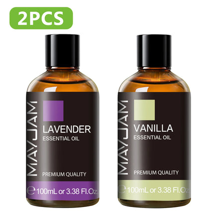 Pure Plant Essential Oil - 100ml Aromatherapy 53 Scents