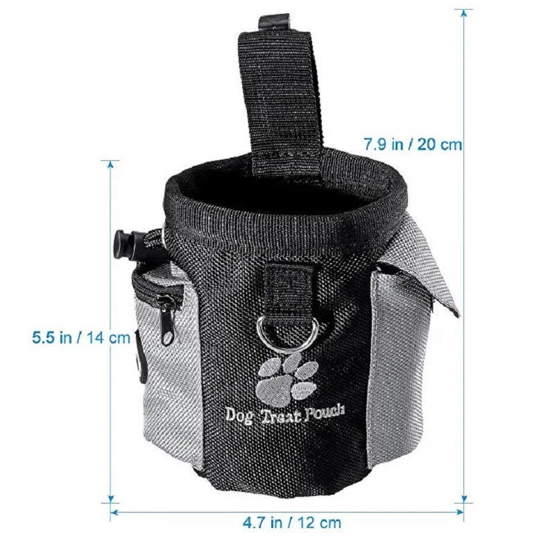 Dog Treat Bag - Portable Training Pouch with Large Capacity - Deribla Store