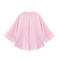 HipSeam Wide Sleeved Shirt Women Spring Asymmetric Hem