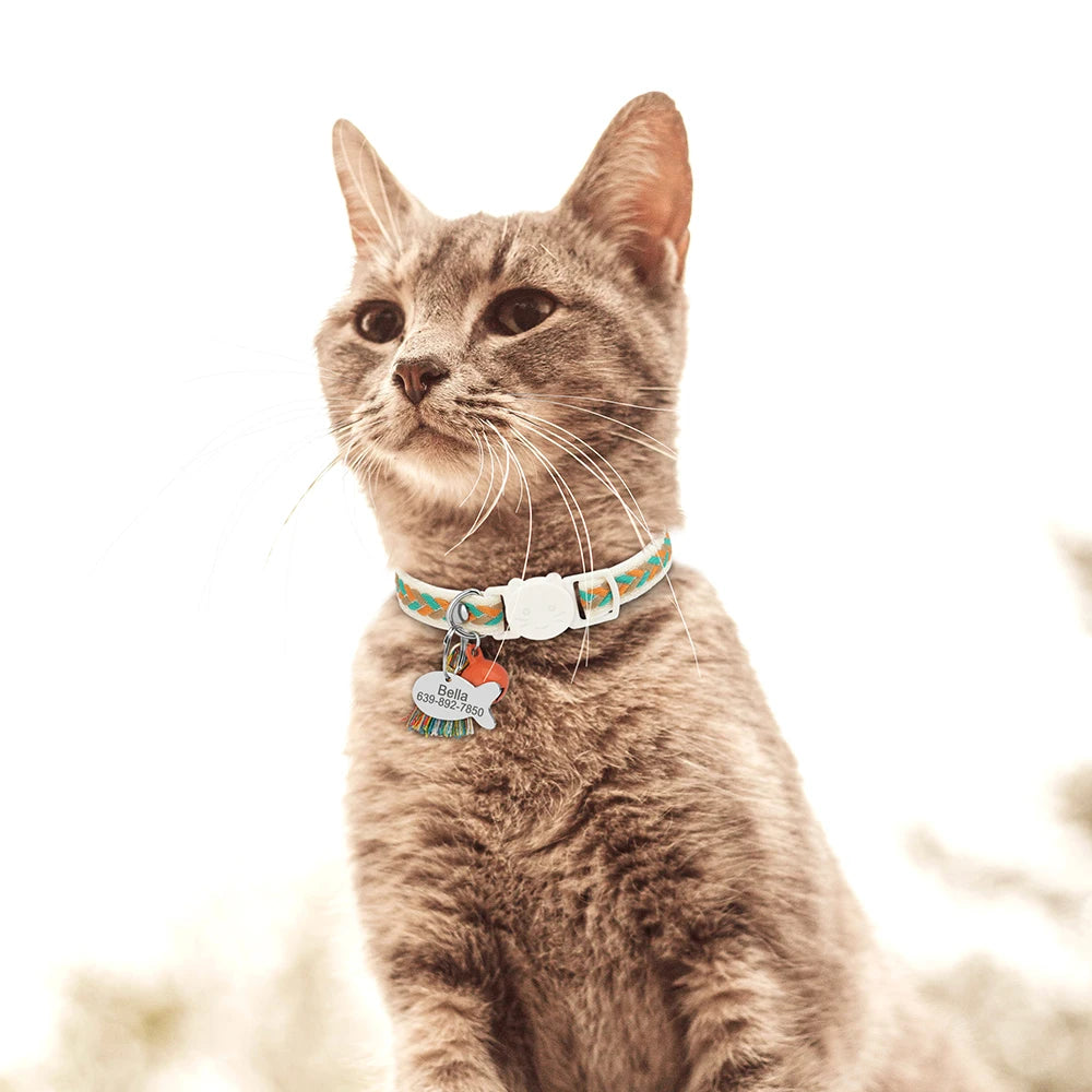 Personalized Cat Collar Breakaway