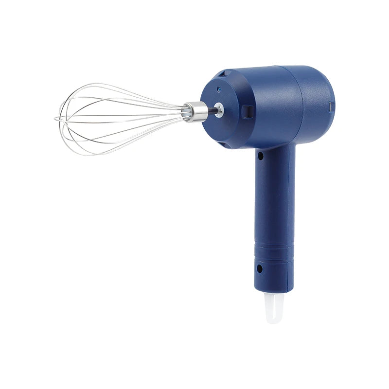 Electric Hand Mixer - 5-Speed Portable Egg Beater with Milk Frother & Dough Hooks - Deribla Store