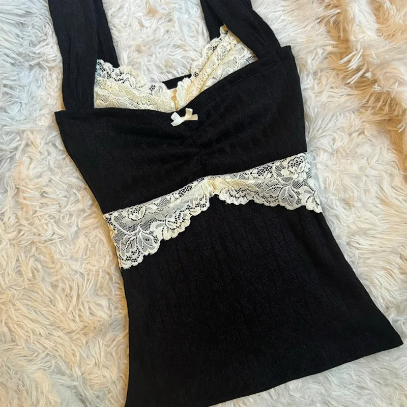 Y2K Harajuku Kawaii Sweet Women's Camisole Top Casual Slim