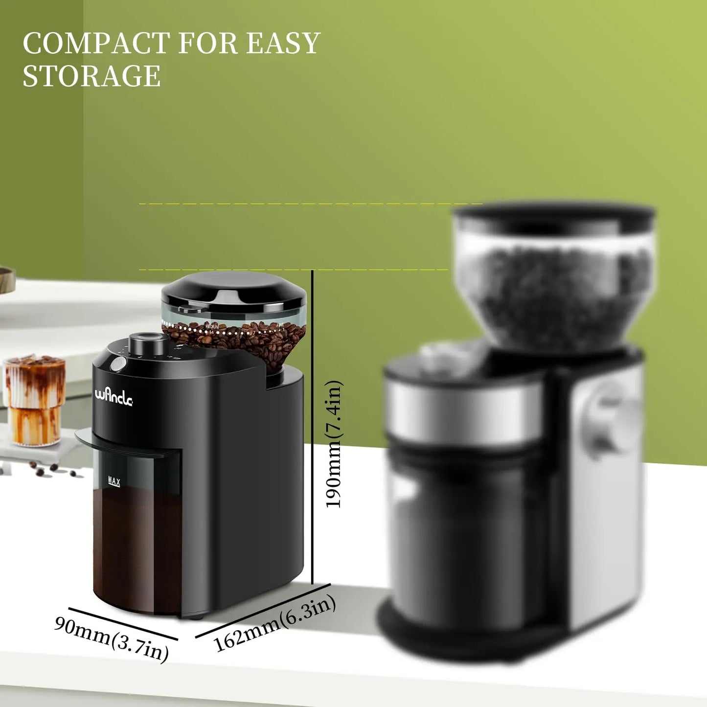 Burr Coffee Grinder Electric - 28 Settings Espresso French Press - Deribla Store