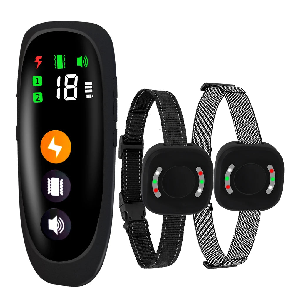 800M Electronic Dog Training Collar - Remote Control with Shock, Vibration & Sound - Deribla Store