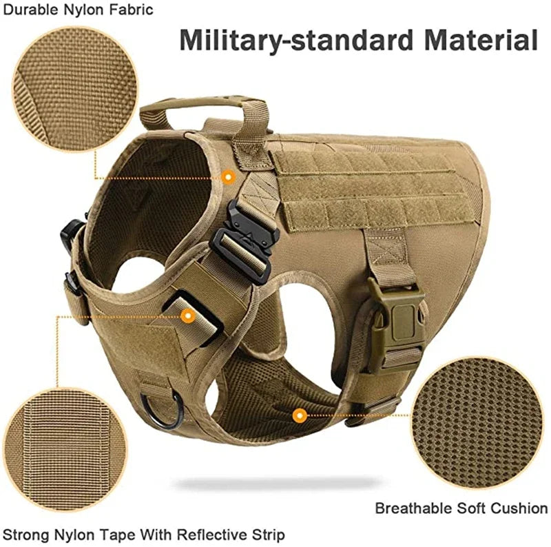 Tactical Military Dog Harness 