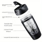 Electric Protein Shaker Bottle 500ML - Automatic Mixer Gym - Deribla Store