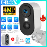 Battery Camera 2K WiFi Wireless - PIR Night Vision Spotlight